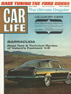 CAR LIFE 1964 JULY - V8 CUDA, COBRA HOP-UP, SUPER NOVA, LOZIER